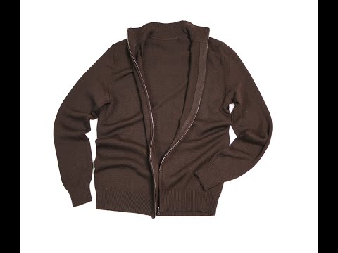 Видео: Кардиган на молнии