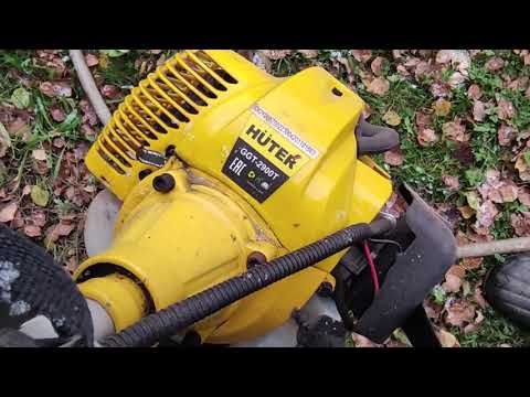Видео: Бензокоса HUTER GGT 2900 T // отзыв после 1 года