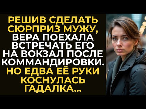 Видео: Вера приехала встречать мужа после командировки на вокзал. Но едва её руки коснулась гадалка…