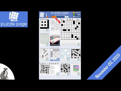 Видео: Ежедневная страница головоломок — 2 ноября 2025 г.