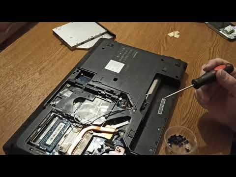 Видео: Сборка ноутбука LENOVO G570/Assembling a LENOVO g570 laptop.