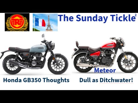 Видео: Royal Enfield 350, скучный, как Ditchwater? Размышления о Honda GB350 + Почему во Франции намного...