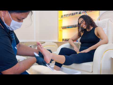 Видео: ASMR Bangkok Nail Spa: педикюр и маникюр, массаж ног с расслабляющими звуками