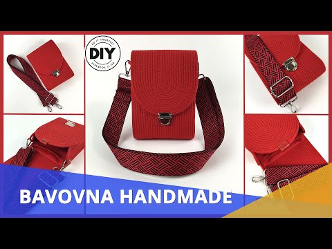 Видео: DIY Сумка Кросбоди из хлопкового шнура – оригинальная модель.