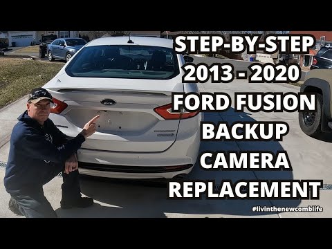 Видео: Пошаговое руководство по замене камеры заднего вида на Ford Fusion 2016 года № 159