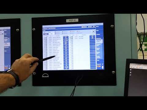 Видео: MAN B&W ME-B,Electronic Engines, Tacho system. Судовые электронные главные двигатели MAN.