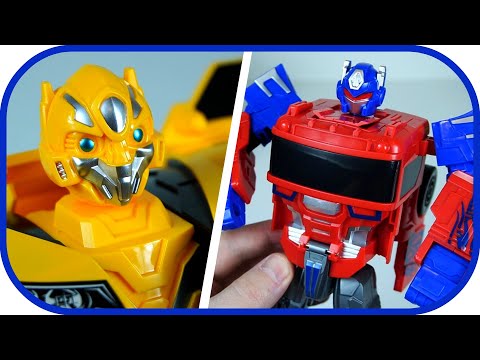 Видео: 🎁 Бамблби и Оптимус Прайм. ТРАНСФОРМЕРЫ: Optimus Prime, Bumblebee.