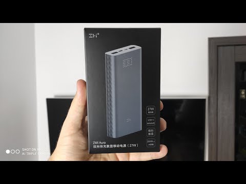 Видео: Xiaomi ZMI Aura 20000mAh Power Bank 27w / QC 3.0 / USB-C ► МОЯ НОВАЯ ЗАРЯДКА СЯОМИ!