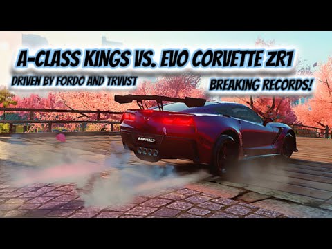 Видео: A-Class Kings против EVO Corvette ZR1! (при участии @ProTM-Fordo и @trvvst5854)
