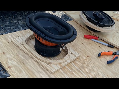 Видео: Установка сабвуфера DL AUDIO PHOENIX BLACK BASS 69 в полку Mark 2 90