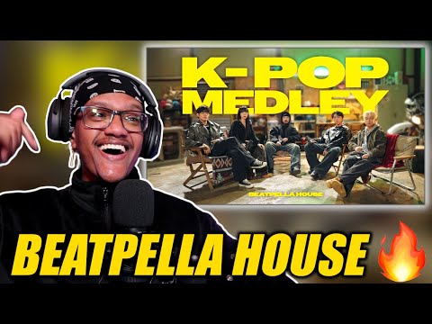 Видео: «Я даже не могу это оценить!» | BEATPELLA HOUSE — РЕАКЦИЯ НА K-POP MEDLEY (BEATBOX)