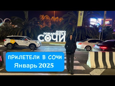 Видео: Прилетели в Сочи зимой 2025, заселились в City Park Hotel Sochi 4*( Маринс Парк)