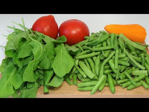 Видео: Самое вкусное блюдо из Стручковой Фасоли с Щавелем! Как приготовить? Спаржевая фасоль