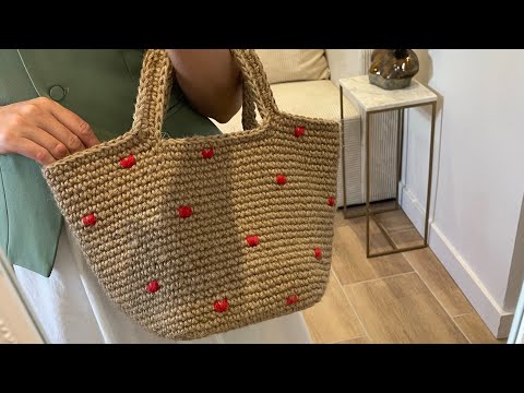 Видео: Сумочка из джута ♥️подробный мастер-класс🌸