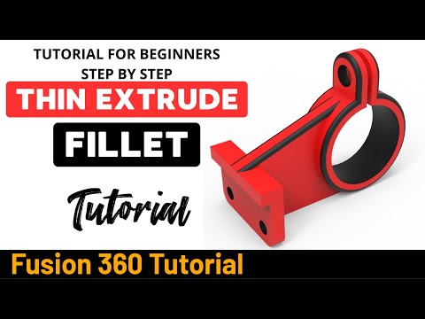 Видео: Учебное пособие по Autodesk Fusion 360 для начинающих — Упражнение 33