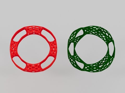 Видео: 3Ds Max. Браслеты в стиле пришельцев. Alien Bracelets.