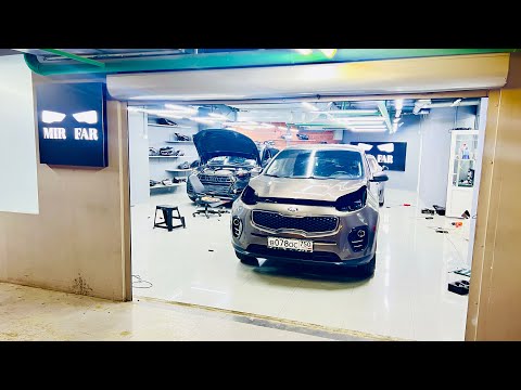 Видео: Устанавливаем модули в фары ,AOZOOM k3 ,2 чипа, 5500К,киа спортейдж…