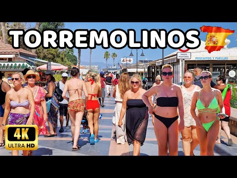 Видео: 🇪🇦[4K] Пешеходная экскурсия по Торремолиносу Ла Кариуэла - самые красивые пляжные города Испании