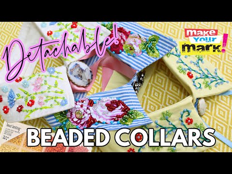 Видео: Съемные воротники с бусинами!