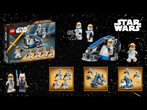 Видео: LEGO Star Wars Бойовий загін. Клони-піхотинці Асоки Тано 332-го батальйону (75359)