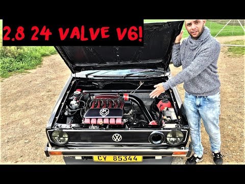Видео: Этот VW MK1 Golf с заменой VR6 просто невероятен!