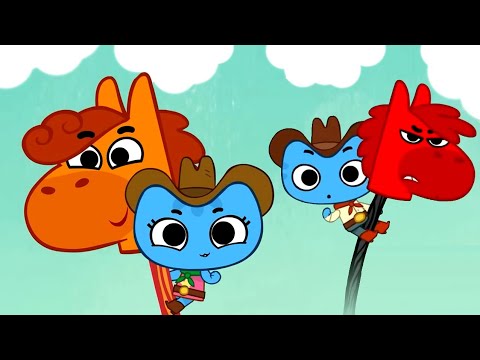 Видео: Сладкое родео 🤠 — Котики, вперёд! — Серия 67 — Развивающий мультик о котятах