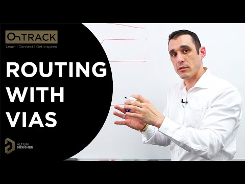 Видео: Маршрутизация с переходными отверстиями | Маршрутизация печатных плат