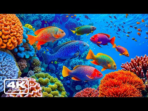 Видео: Лучший аквариум 4K — исследуйте потрясающий мир морских медуз и красивых рыб кораллового рифа