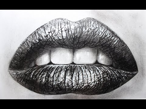 Видео: 💋 Процесс рисования губ: Искусство в деталях (Видео без слов)!