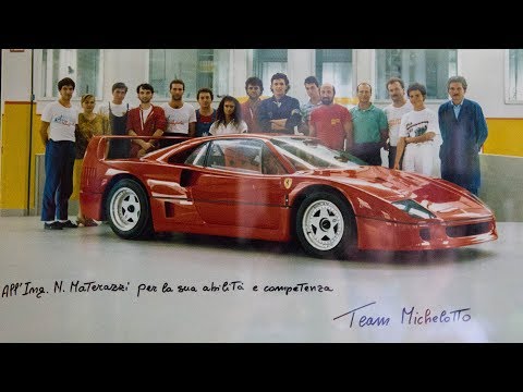 Видео: Никола Матерацци: Почему родился Ferrari F40 - интервью Давиде Чирони