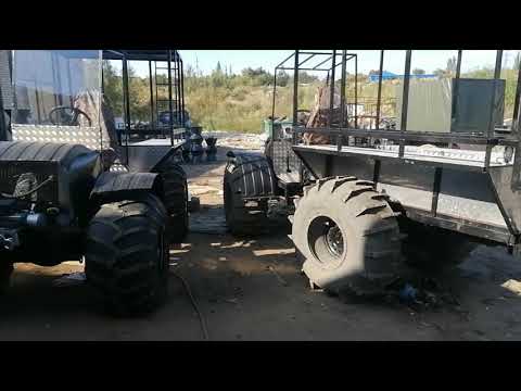 Видео: Каракат Сармат 1500 "лонг" версия. Катаемся по болоту