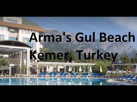 Видео: Честный отзыв про гостиницу Arma's gul beach, Kemer, Турция  Подробный обзор территории отеля
