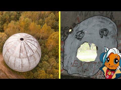 Видео: Кто его туда принес??? Гигантский Заброшенный шар в лесной глуши [РЫЖАЯ]