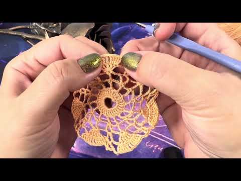 Видео: 5 ряд салфетки «Дубовые листья»