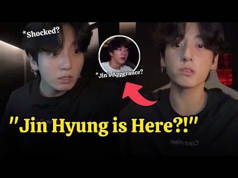 Видео: Удивлён?! Реакция Чонгука на появление Джина?! Он не ожидал такого?