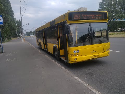 Видео: Тольятти, автобус 252Я, МАЗ-103.465