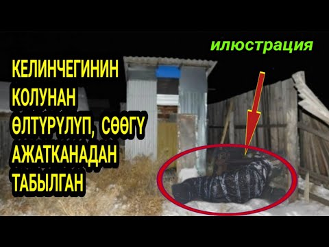 Видео: келинчегинин колунан өлтүрүлүп| жансыз денеси ажатканадан табылган