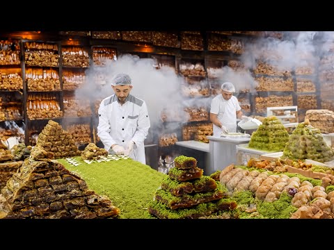 Видео: Легендарная турецкая пахлава и рахат-лукум! Удивительная подборка блюд турецкой кухни