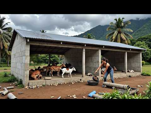 Видео: Шторм разрушил её сараи… но она не сдалась | @TrieuChiem96