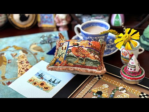 Видео: Вышивка: финиши Mill Hill, Just Nan, Permin, примитив 💛 МиниВлог🌿