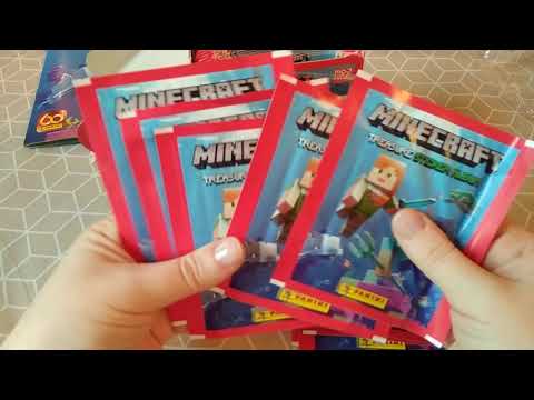 Видео: NEW Майнкрафт наклейки от PANINI #4