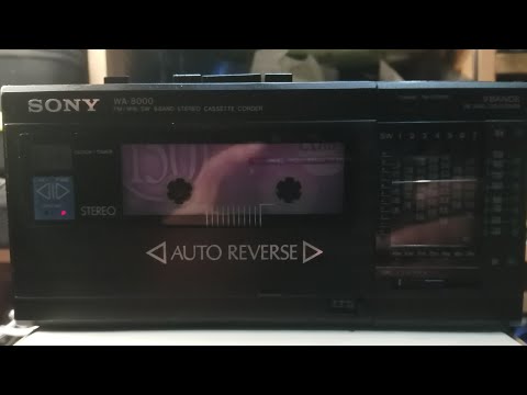 Видео: Sony wa-8000 (минимагнитола после ремонта)