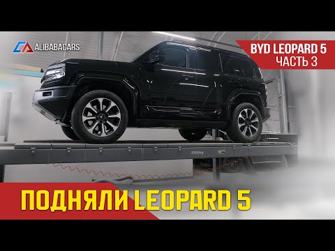 Видео: РАМНЫЙ BYD LEOPARD 5  на Подъёмнике Часть 3 #авто #тестдрайв #леопард