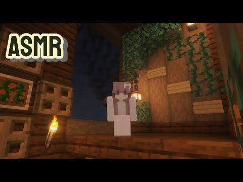 Видео: АСМР майнкрафт | выживание #8 | строим лестницу на 3й этаж. Тихий шепот перед сном🌙😴