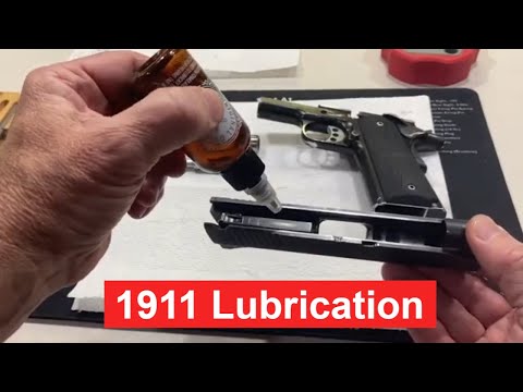 Видео: Как смазать пистолет Kimber 1911. Kimber Pro Carry II и большинство других моделей 1911 года #191...