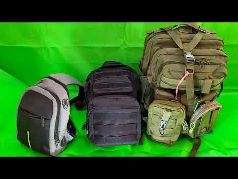 Видео: Тактическая сумка через плечо с AliExpress. Однолямочный рюкзак из Китая.