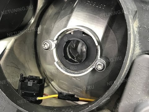 Видео: Установка лед ламп н7 opel zafira b 1.7tdci 2010p.