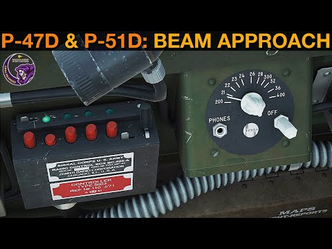 Видео: P-47D и P-51D: Руководство по системе захода на посадку с использованием луча Detrola BC1206 | DC...