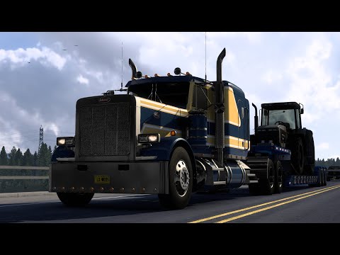 Видео: 972.1 / ATS V1.50 / Peterbilt 359 / Работаем по Аляске. Рейс на Фэрбанкс.