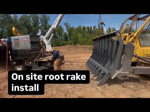 Видео: Мобильная сварочная работа по установке корневого грохота.